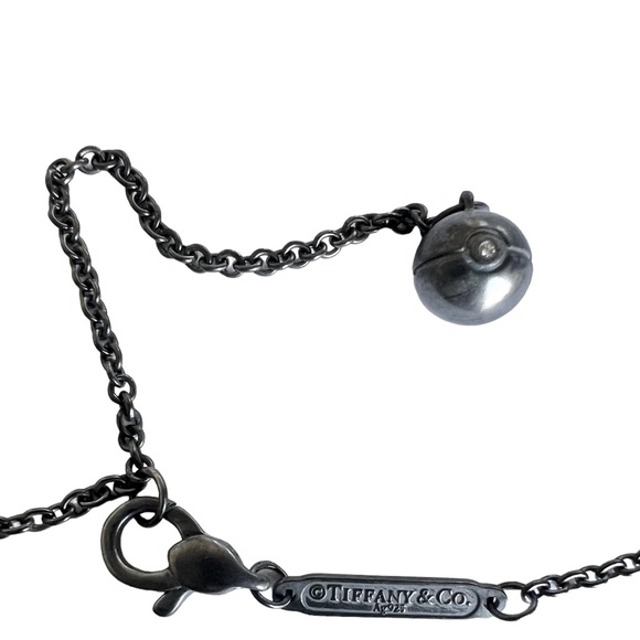 Tiffany & Co Jigglypuff Pokémon Pendant in Oxidized Silver with Diamonds - Picture 4 of 12